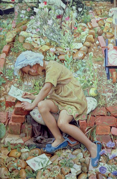 Molly in the Garden by Mark Lancelot Symons